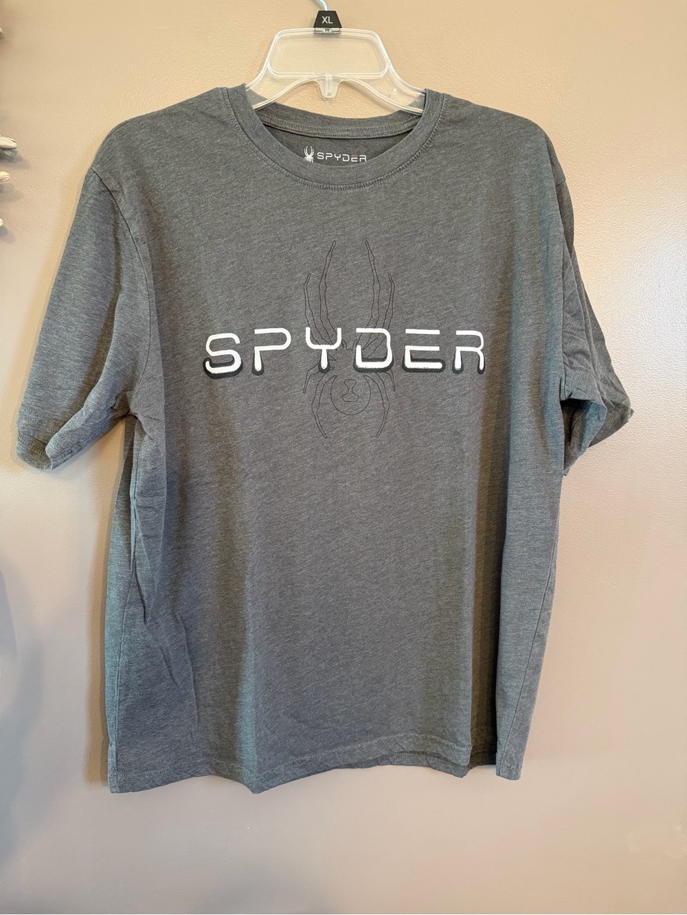 Spyder short sleeve tee in grey